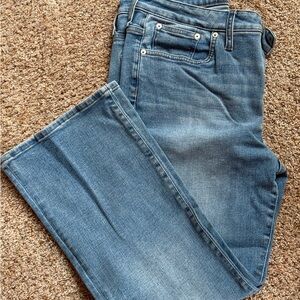 Madewell Women's Kick Out Blue Jeans - 32